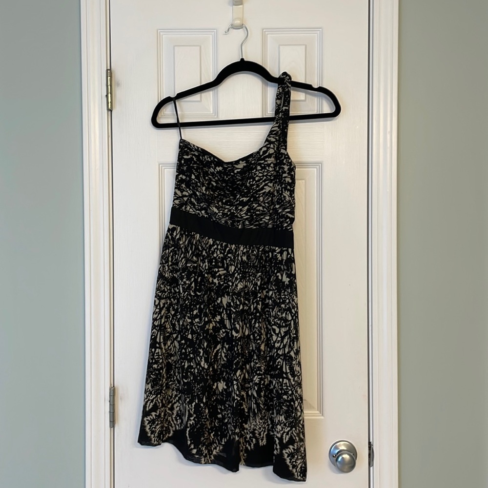 Jonathan Martin One Shoulder Cocktail Dress